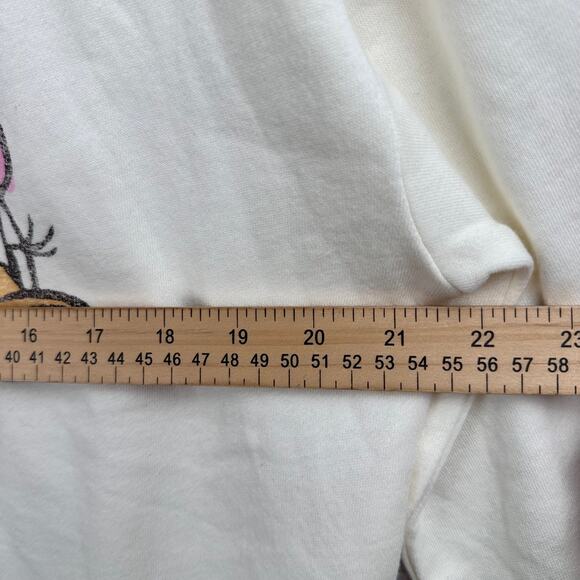 NWOT Disney Parks Minnie Daisy Cream Hoodie Sweatshirt Good Times Size XS - Picture 8 of 8